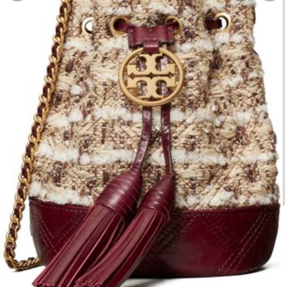 Tory Burch Soft Tweed Mini Bucket Bag - Picture 4 of 7